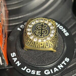 San Jose SJ Giants 1998 Replica Championship Ring SGA Cal League 1999 IN BOX CIB